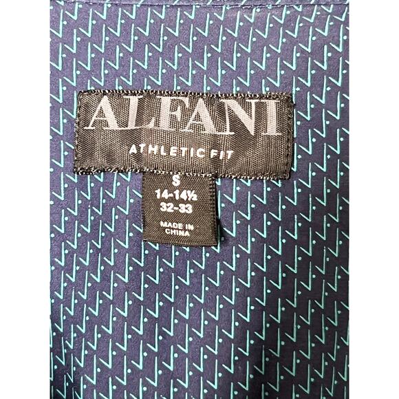 ALFANI Mens long sleeve button up shirt MENS SIZE SMALL - Picture 6 of 7